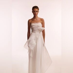 MillaNova Dreamy Blouse with meringue Flounces - Medium